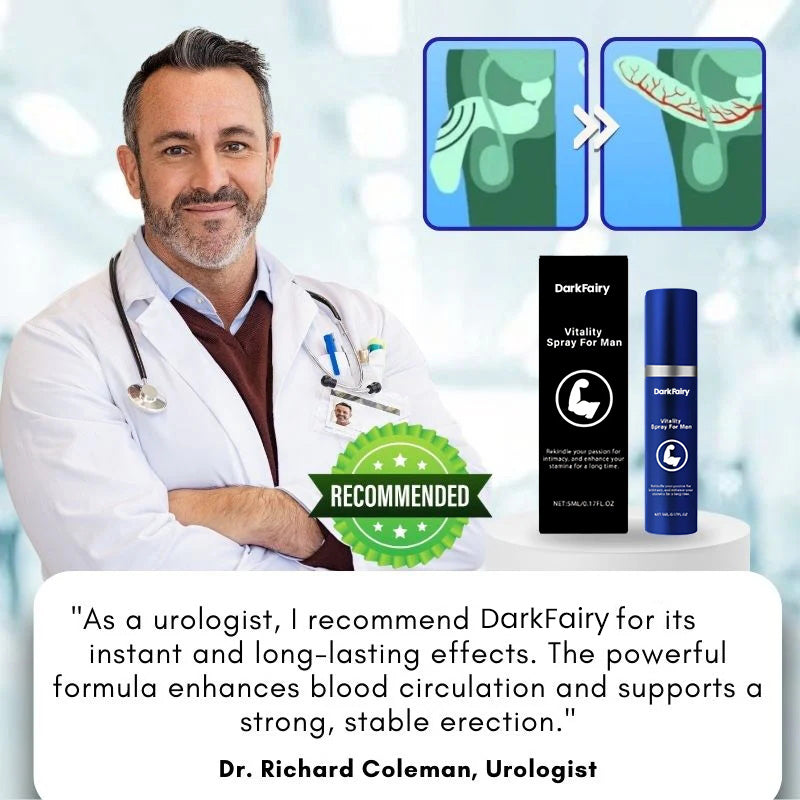 🔥DarkFairy™Vitality Spray For Man🍆Powerful Erections in Just 3 Minutes!